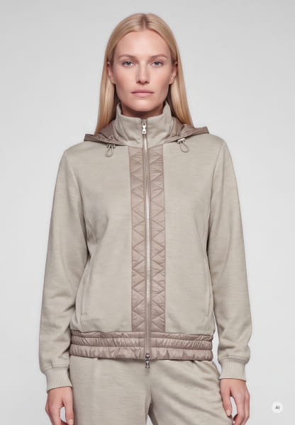 Jerseyjacke mit Nylon Patches
