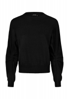Sweater with pleated details