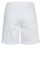 Shorts aus leichtem White Denim mit Destroys