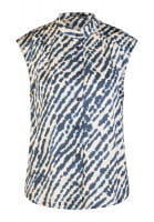 Blouse top with watercolor print