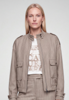 Loose Fit Jacke mit Nadelstreifen