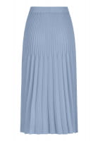 Pleated skirt with elastic cuff