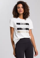 T-Shirt mit Strass-Frontprint T-Shirt mit Strass-Frontprint