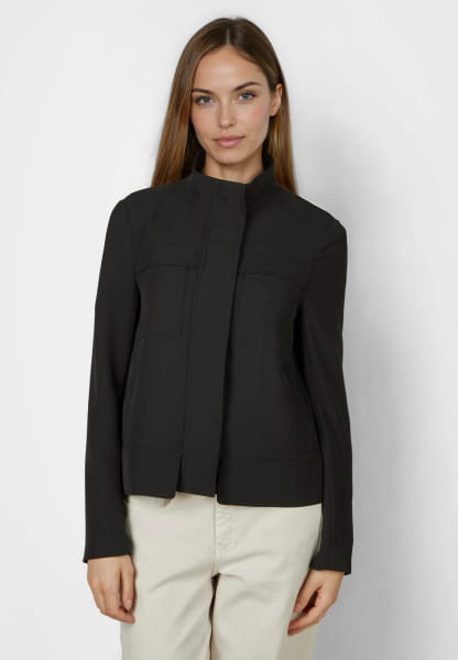 Jacket in softly draping fabric