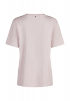 Shirt with tulle roses