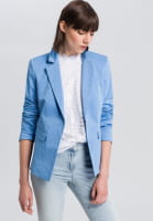 Single Button Blazer with falling lapel
