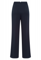 Bundfaltenhose aus elatischem Twill