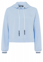 Slip-on blouse in striking hoodie style
