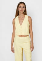 Vest in softly draping fabric