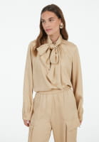 Bluse aus mattem Satin