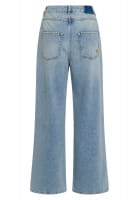 Jeanshose mit weitem Bein