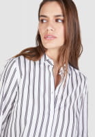 Striped shirt in cotton sateen