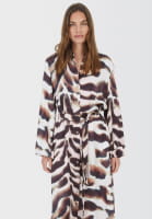 Kleid mit abtraktem Animalprint