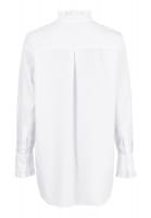 Oversized shirt from cotton satin