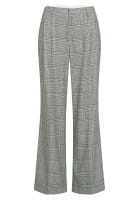Bundfaltenhose mit Karomuster