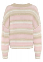 Sweater with pastel stripes