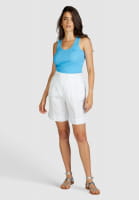 Top made of ribbed jersey