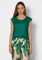 Top aus Satin