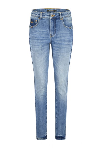 Skinny Jeans aus Blue Denim