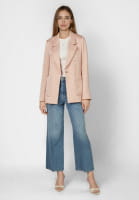 Blazer in shimmering twill