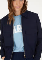 Jacket in elatic twill