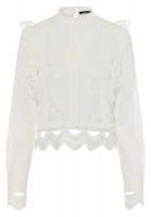 Spitzenbluse im Boho-Look