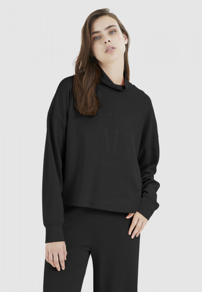 Sweatshirt with logo embroidery