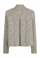 Jacke mit Strickkragen