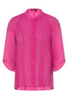 Blouse with cropped raglan sleeves