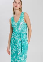 Jerseykleid mit Animal-Alloverprint