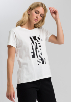 T-shirt with striking front print