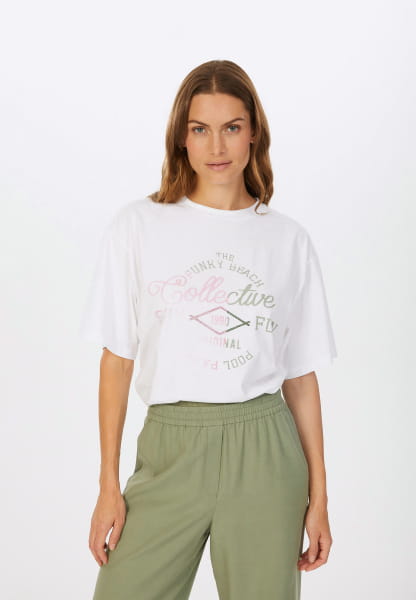 T-Shirt mit Vintage Frontprint