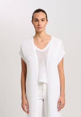Strick-Chasuble in Netzoptik