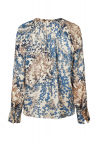Raglan blouse with print