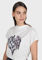 T-shirt with Leo heart print