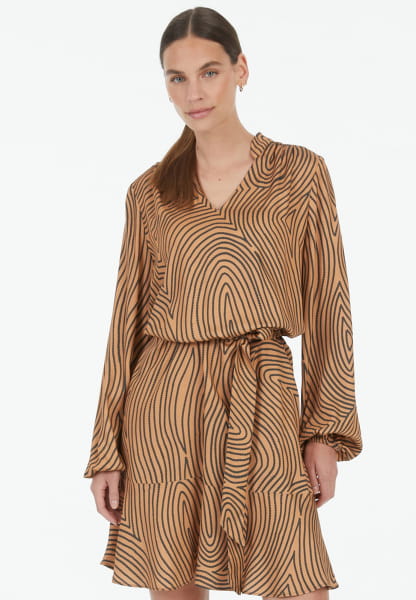 Dress with graphic print