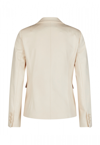 Blazer aus Komfortjersey mit Brosche