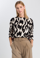 Sweaters in ethnic print