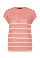 Mesh jumper with stripes