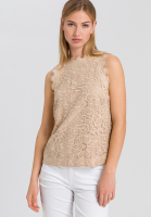 Blouse top with crochet lace