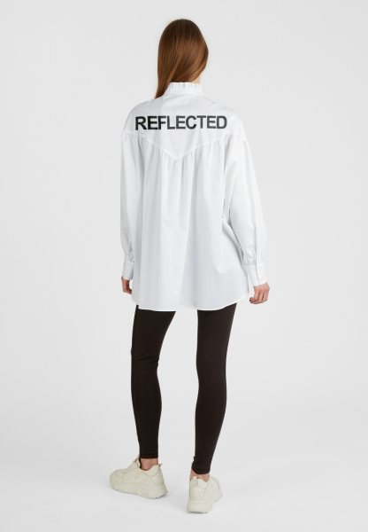 Oversized shirt with back print