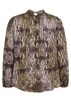 Bluse mit Snake Print