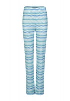 Pants in zig-zag pattern