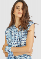 Blusentop mit geometrischem Print