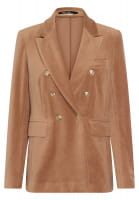 Blazer in velvet jersey