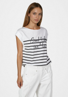 Shirt with stripes and sequins