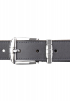 Belt with rectangular buckle