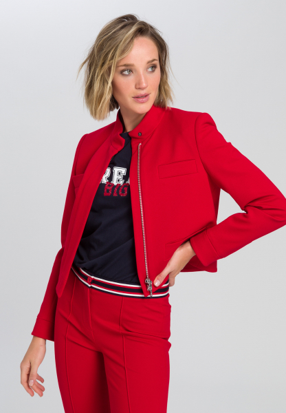 Blazer jacket From structural jersey