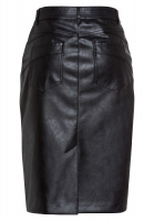 Skirt made of vegan leather