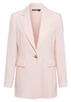 Blazer mit Satin-Details